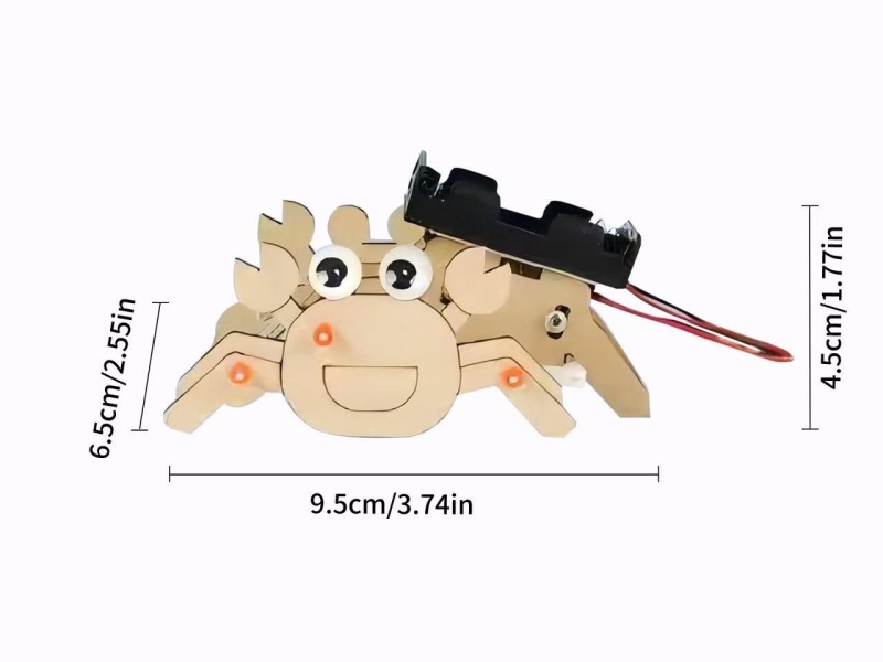 DIY Wooden Crab Robot