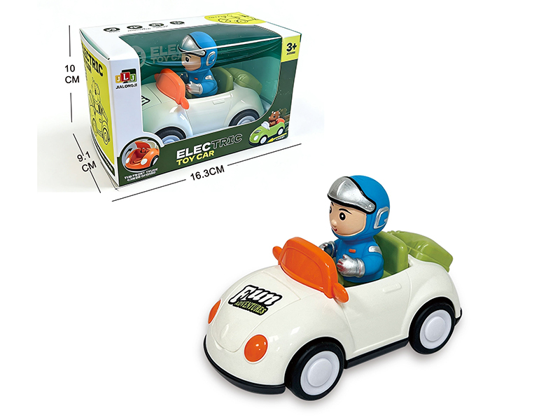 Vinyl Boy Friction Car With Music