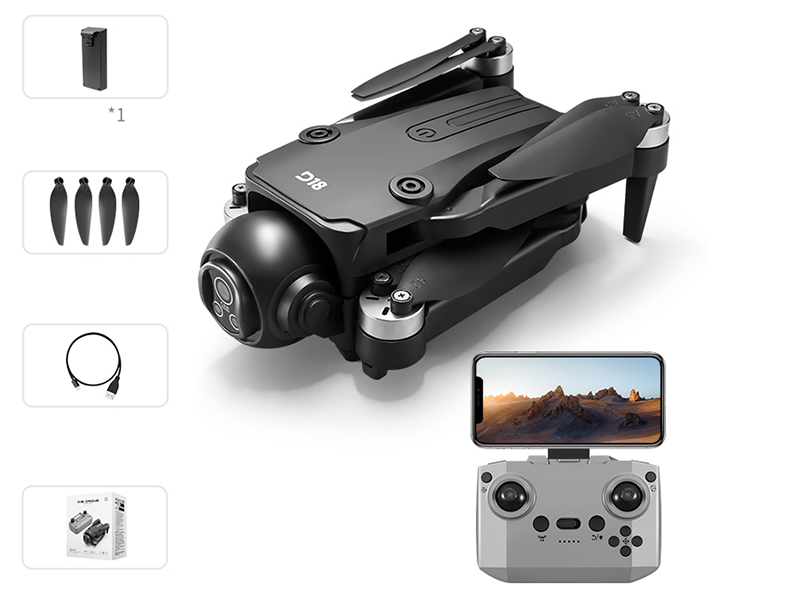 Remote Control Drone(Brushless Motor + Optical Flow + 150° ESC + Obstacle Avoidance)