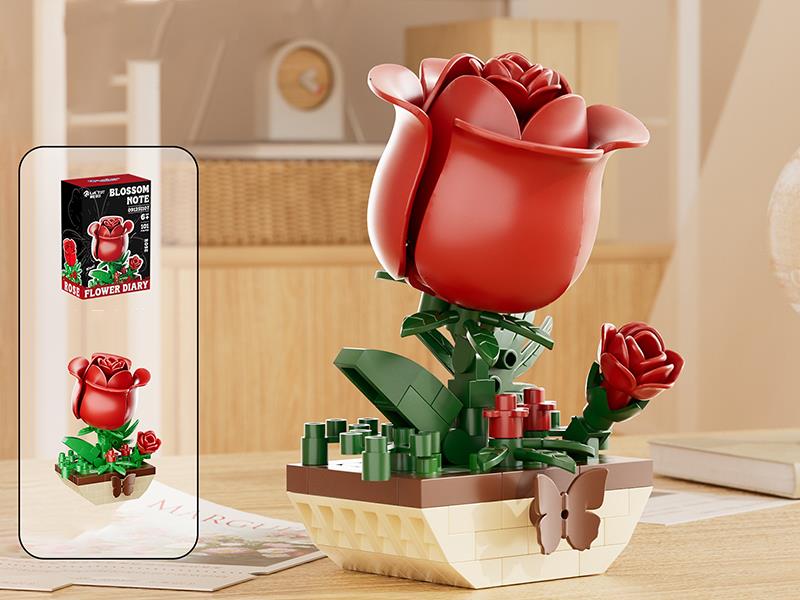 Rose Building Blocks 101pcs