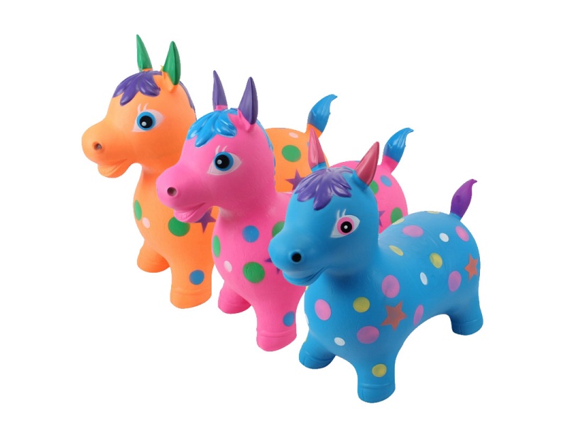 Inflatable Painted Cartoon Horse (With Music
