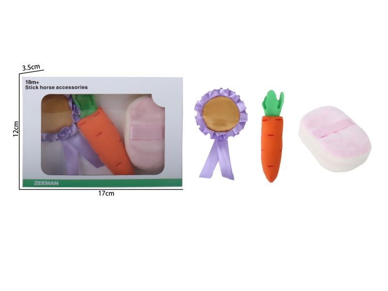 Medal Carrot Brush Set Three Pieces