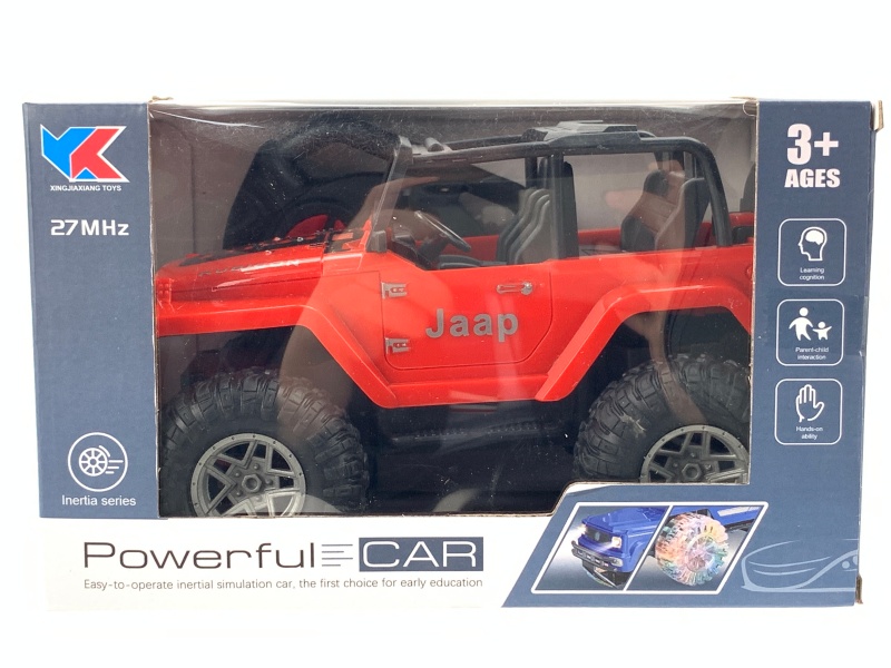 1:18 4CH Jeep Simulation Car + Headlights