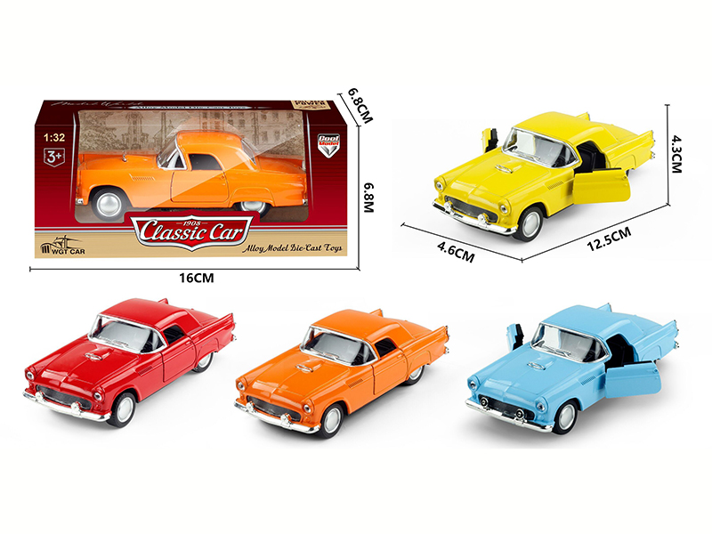1:32 Alloy Pull Back Simulated Vintage Car - Ford