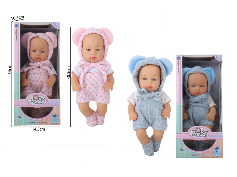 12-Inch Ic-Free Boy (With Male Features) + Girl (With Female Features) One Color Two Models
