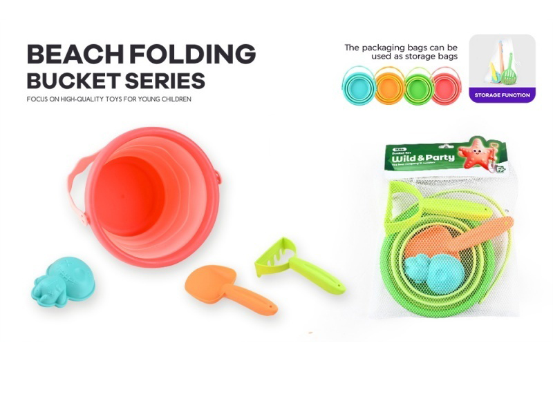 4Pcs Mini Folding Round Barrels 4Col