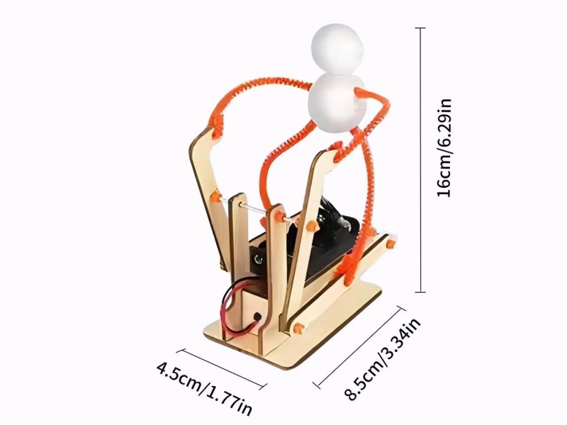 DIY Wooden Running Robot