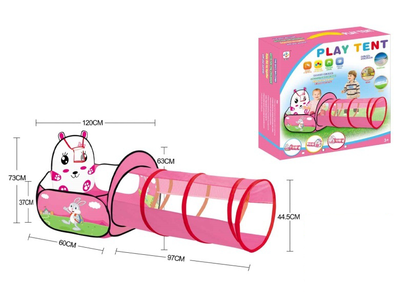 2-In-1 Cartoon Rabbit Tent
