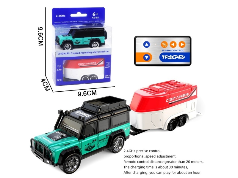 High-Precision Mini Remote Control Car With Trailer