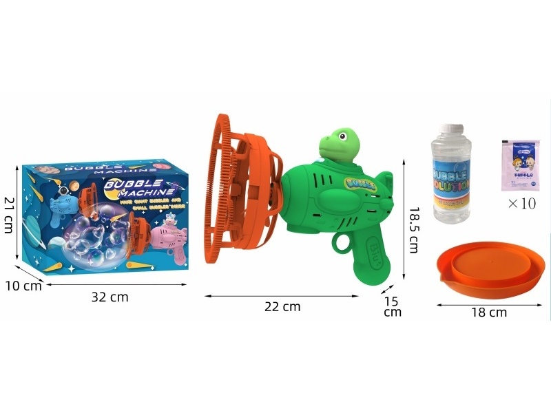 Large Bubble, Medium Bubble Dinosaur Bubble Gun