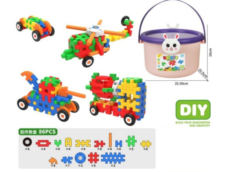 Puzzle Building Blocks (86Pcs)