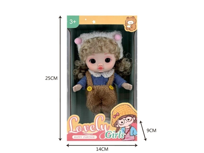 22Cm 3D Real Eye Fun Doll