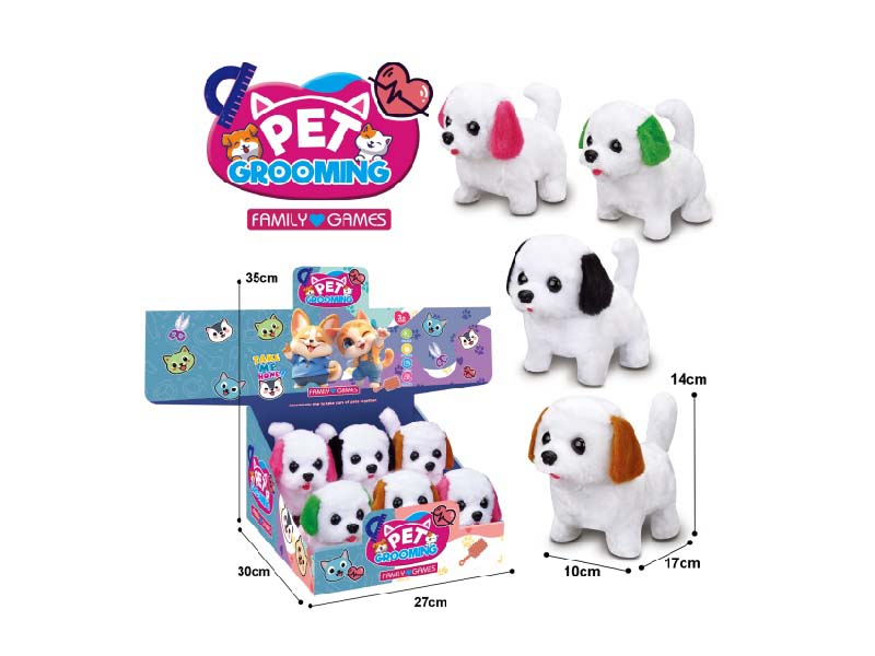 B/O Plush Dogs (6 Each)