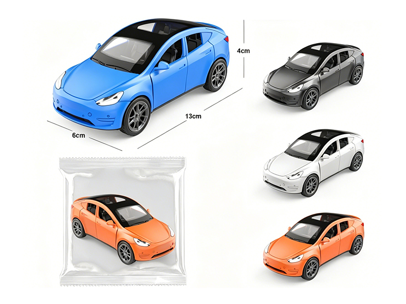 Friction Tesla Car(3 Doors Can Open)