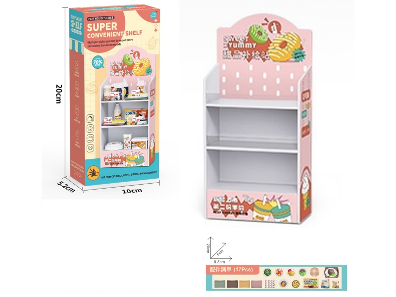 Dessert Shop Shelf + Food Accessories