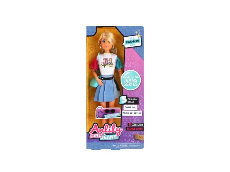 11.5-Inch Solid Doll (Brown Skin Color)
