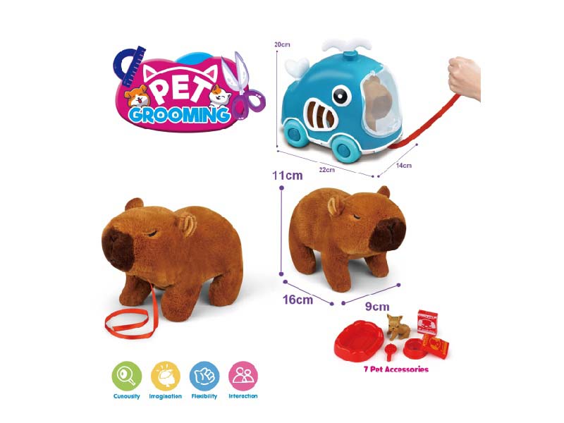 Whale Leash Cart Otter (Single Model) + Accessories