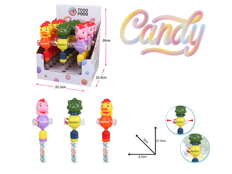 Animal Whistle Candy Toys 18pcs