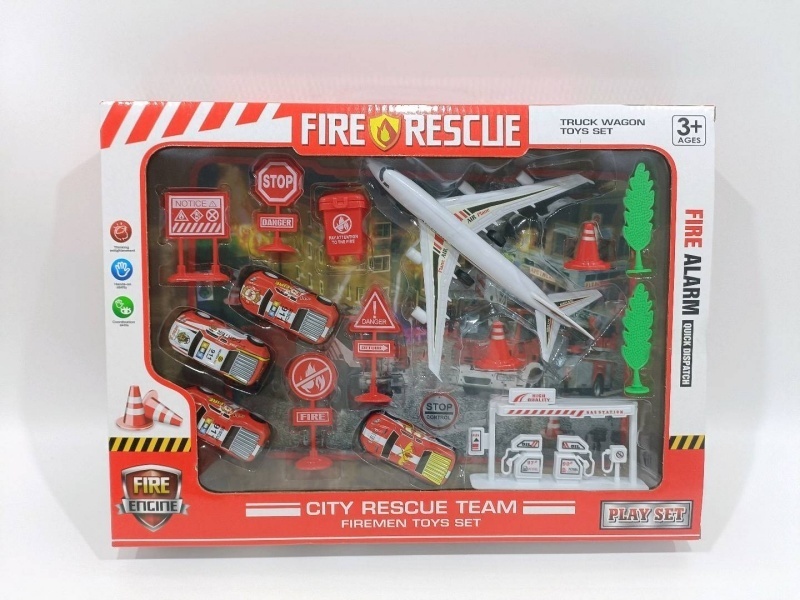 Fire-Fighting Airport Iron Sheet Vehicle Set