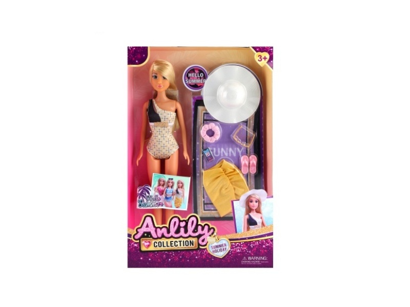 11.5-Inch Solid Doll (Brown Skin Color)