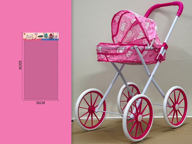 Hello Kitty Iron Stroller Toy