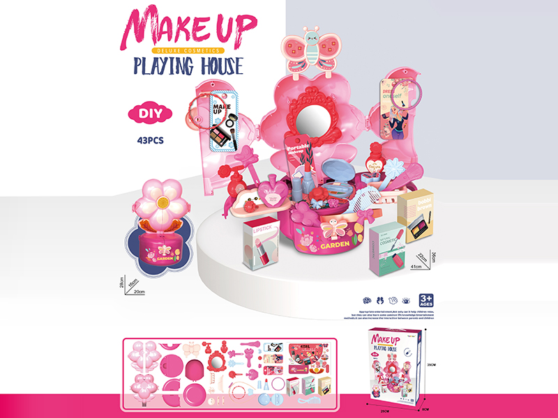 43PCS Dressing Flower Table