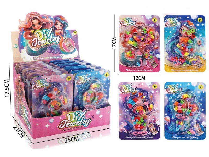 Mermaid Dessert Diy Candy Beading