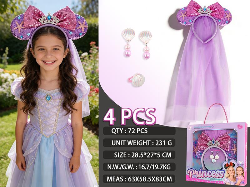 Princess Hairband Jewelry Set