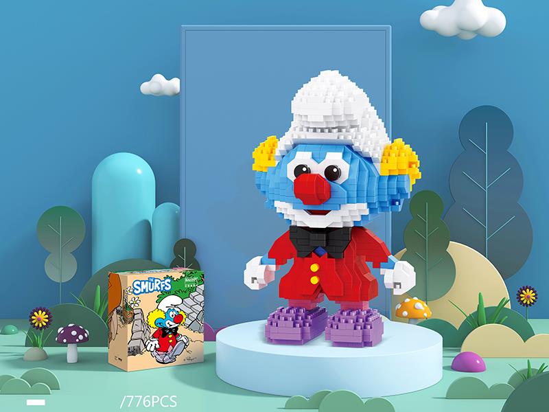 The Smurfs Microparticle Building Blocks(776pcs)