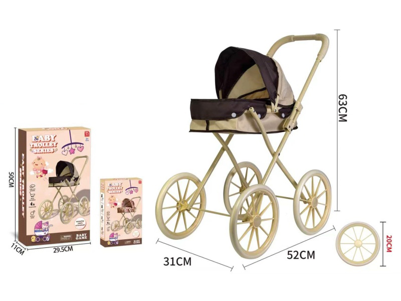Oxford Fabric 600D Iron Baby Stroller Toy