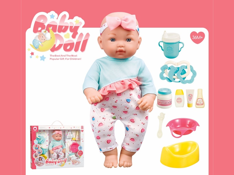 12-Inch Blown Bottle Body Figurine + Accessories