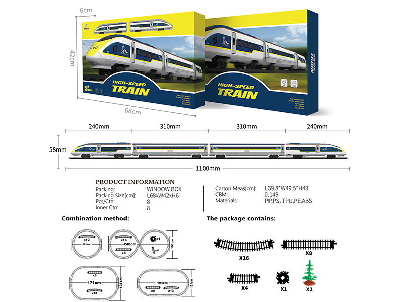 Electric Rail Train Toys