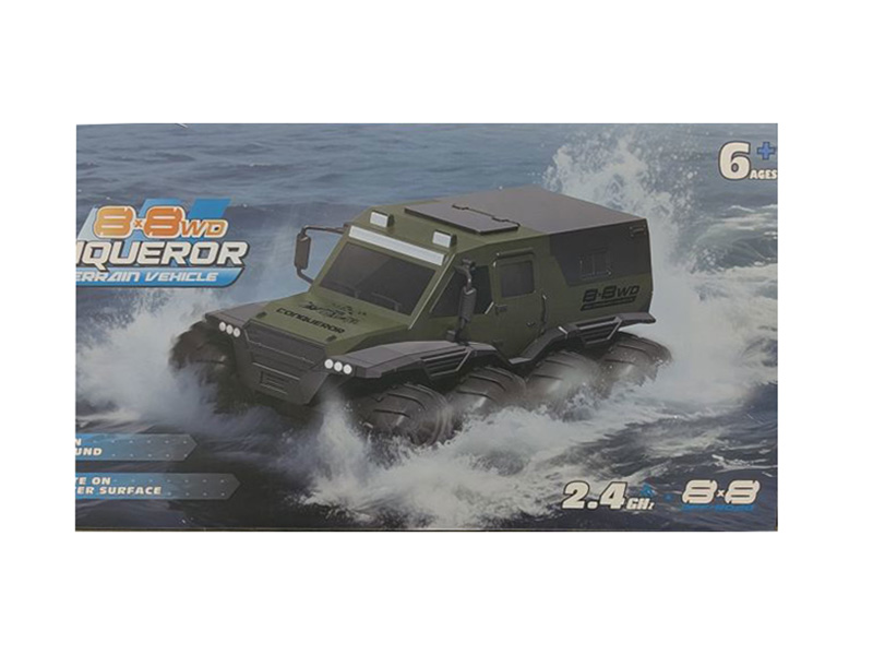 Remote Control 8-Wheel Amphibious Car