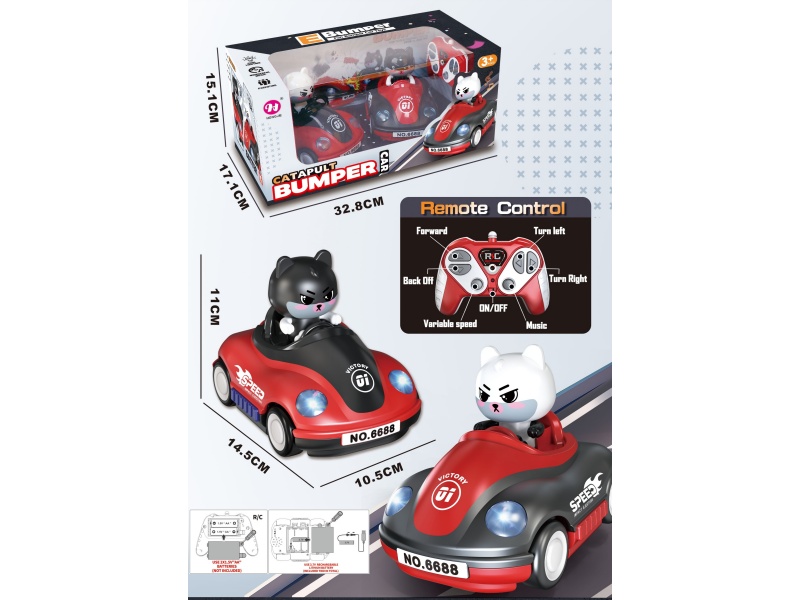 Remote-Controlled Bumper Cars