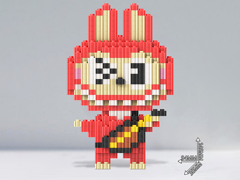 Labubu Rock Musician Building Blocks 709+pcs