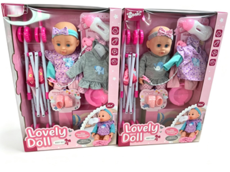 Eco-Friendly Doll Set (Plastic Car)