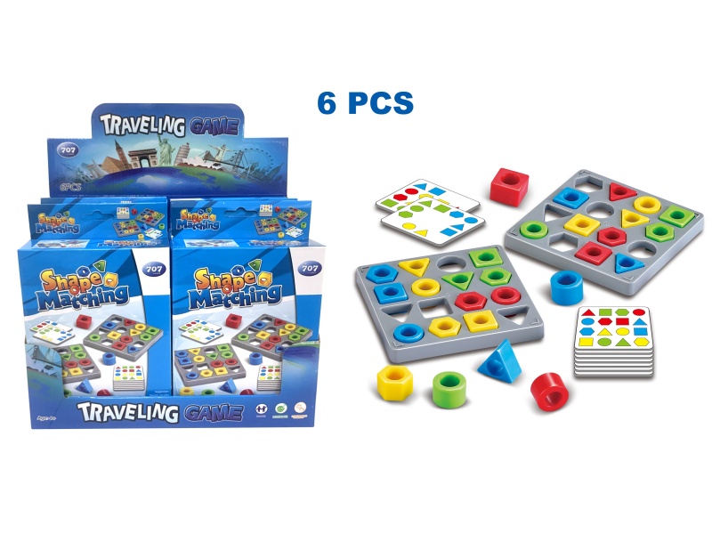 Shape Matching Game 6pcs