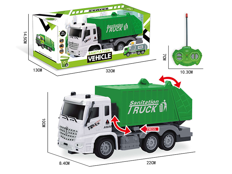 1:30 4CH Remote Control Rubbish Car