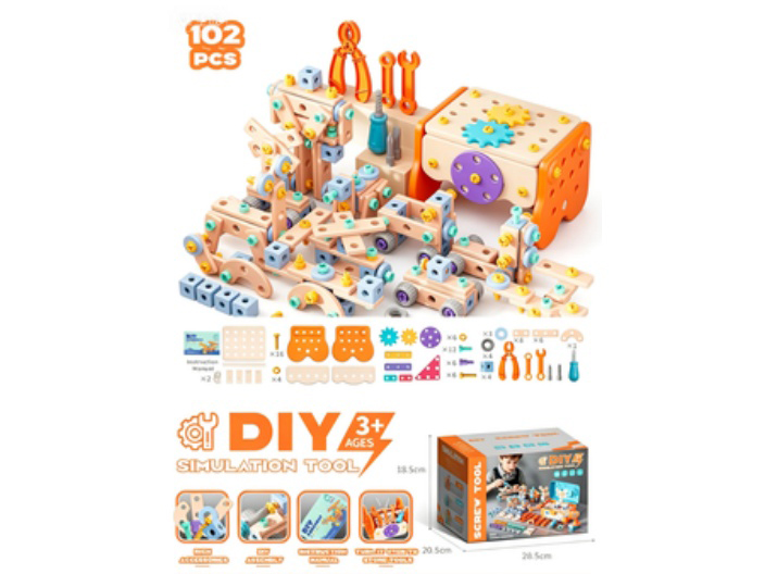 102 PCS Of Simulation DIY Tools