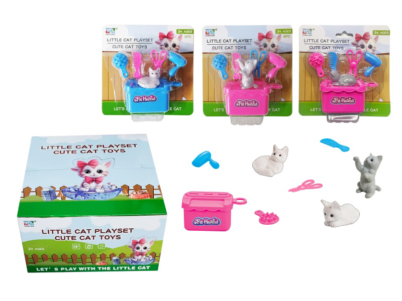 Mini Hairdressing Box Cat Set 12 Pieces
