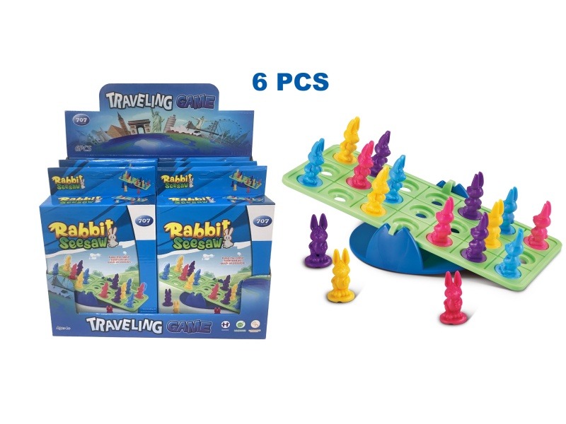 Rabbit Seesaw Game 6pcs
