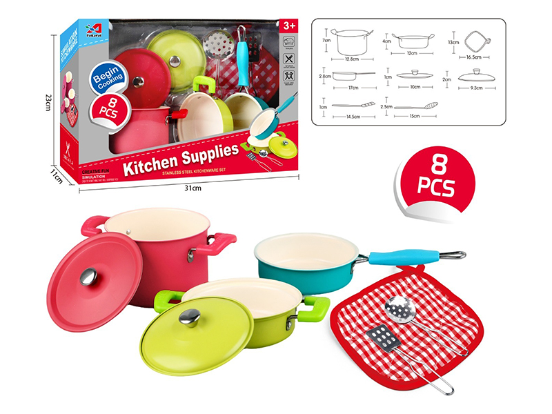 Stainless Steel Tableware Toy