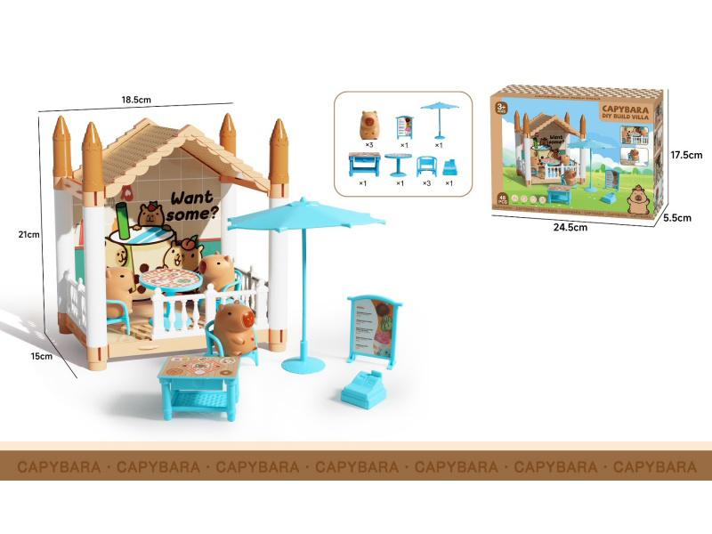 Diy House Play Villa Capibala-Themed 1-Bedroom