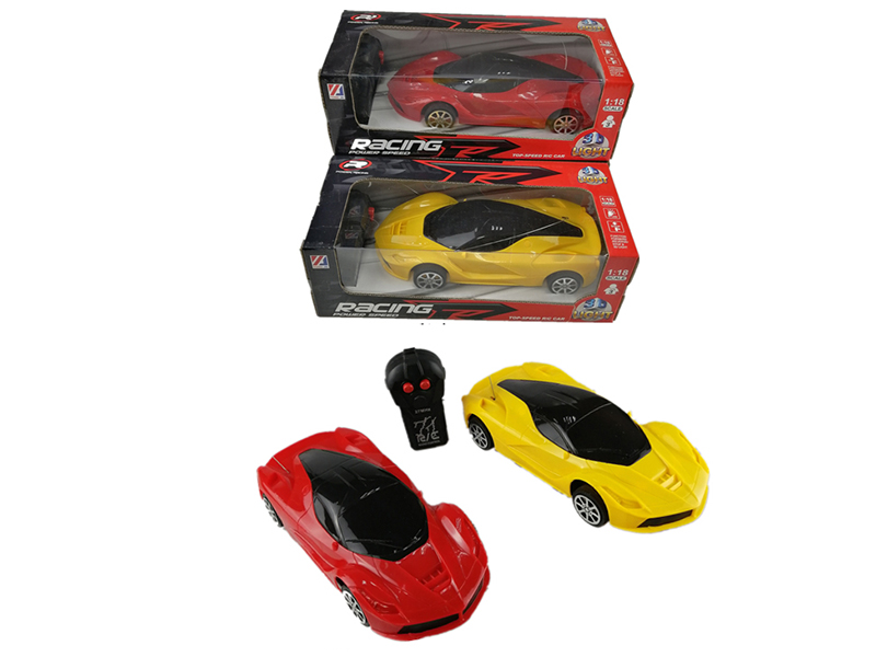 1:18 2-Channel Remote Control Ferrari Car With 3D Lights