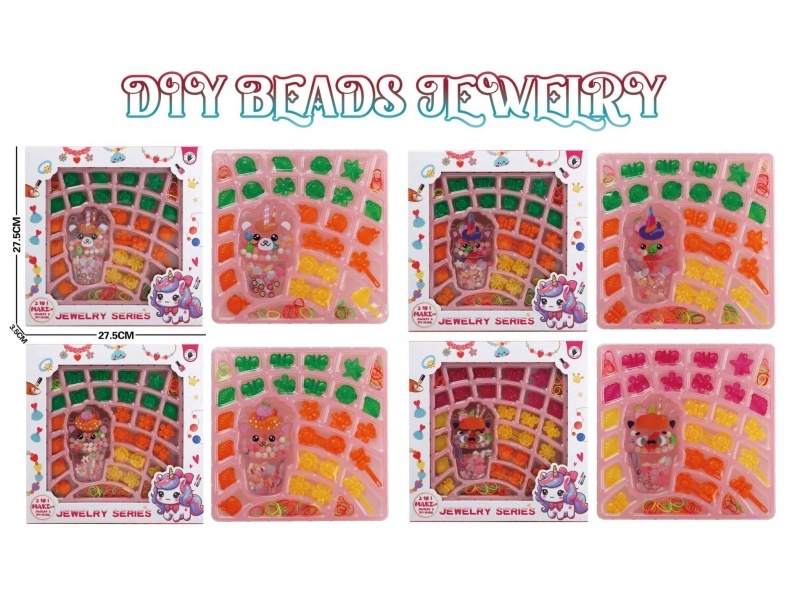Ice Cream Jelly Beads + Bobby Pins