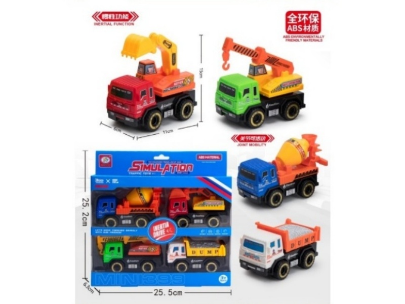 6 Models Of Dual-Friction Large Engineering Vehicles