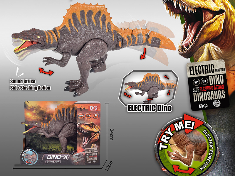 B/O Spinosaurus Toy With Action, Sound And Lights
