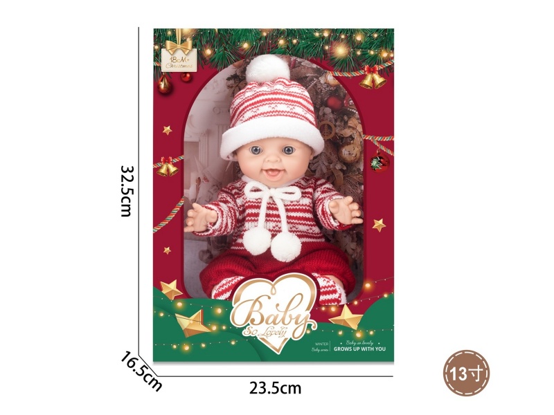 13-Inch Christmas Newborn Doll