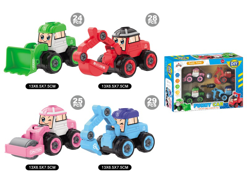 Diy Assembling Of Slide 4 Cartoonengineering Trucks (Small)