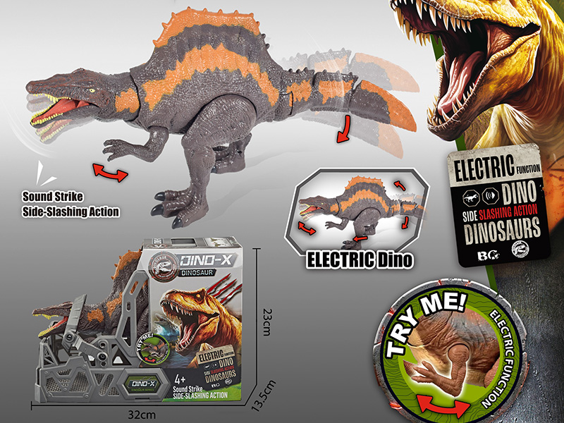Electric Spinosaurus Toy With Action, Sound And Lights